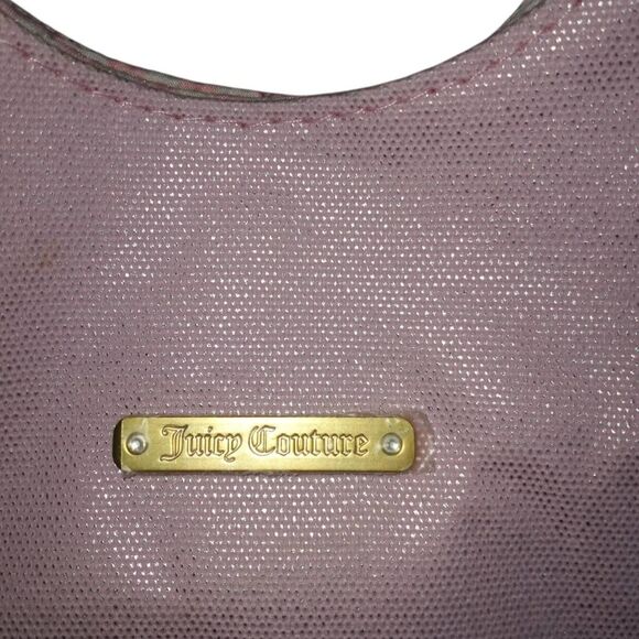 JUICY COUTURE PINK & WHITE SPARKLE TOTE BAG EUC - Picture 2 of 11